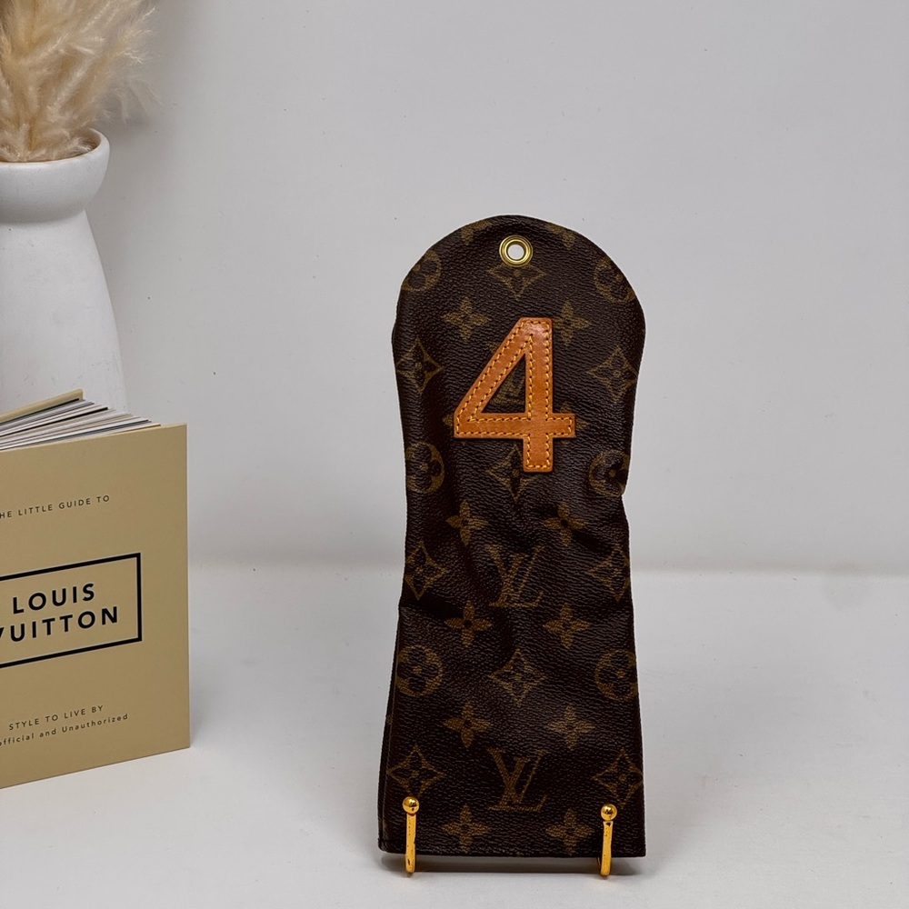 💯Authentic LOUIS VUITTON Monogram Golf Club Cover club 4